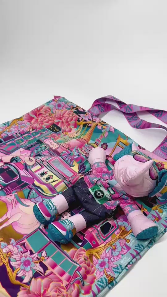 ELEPH THAILAND - L : Pink / Turquoise