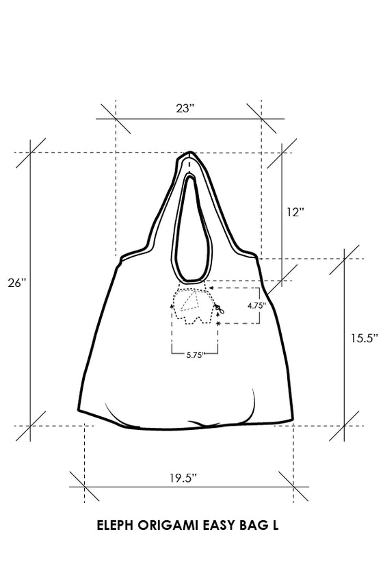 Eleph Origami Heritage Easy Bag L - Chang Serng : Green/Orange