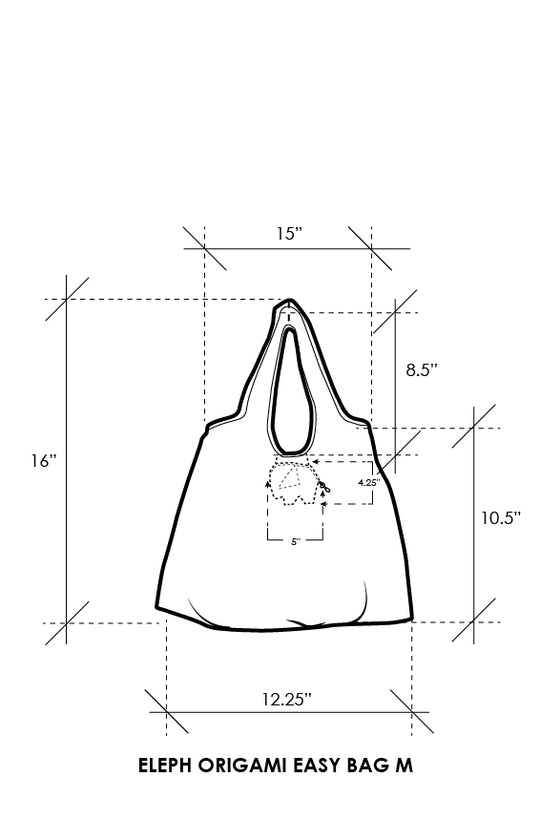 Eleph Origami Heritage Easy Bag M - Chang Serng : Green/Orange