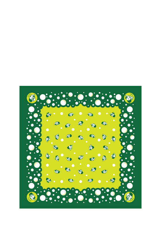 ELEPH WRAPCLOTH - Bubble 50x50cm. : Green