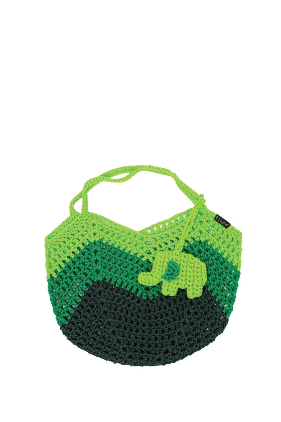 ELEPH ZIGZAG CROCHET - M : Green