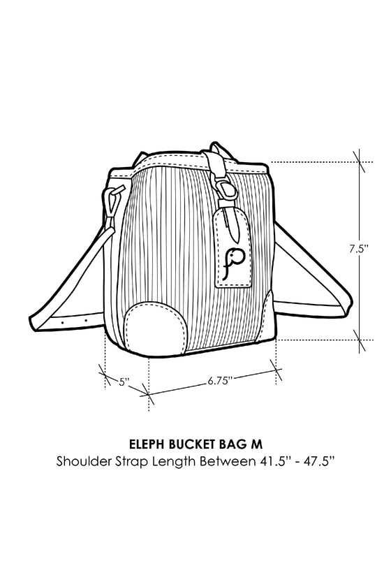 ELEPH BUCKET BAG - M : Grey