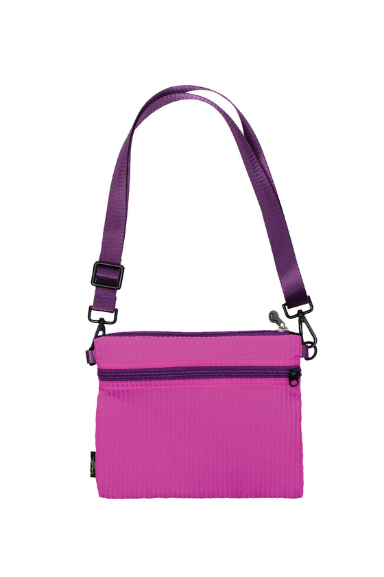 ELEPH ORIGAMI CROSSBODY PLEAT : Pink