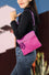 ELEPH ORIGAMI CROSSBODY PLEAT : Pink