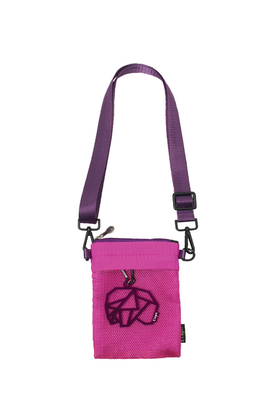 ELEPH ORIGAMI MOBILE BAG PLEAT : Pink
