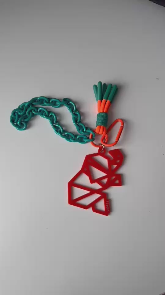 ELEPH SITTING CHAIN KEYRING