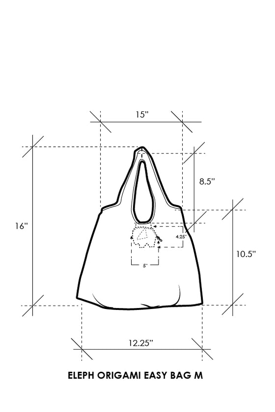 Eleph Origami Heritage Easy Bag M - Chang Doi : Pink/Black