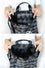 ELEPH ANDY TOTE CHECK PLEAT - M : Black/Grey