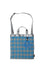 ELEPH ANDY TOTE CHECK PLEAT - M : Grey/Blue