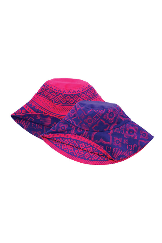 ELEPH KRAJUNG/KHID REVERSIBLE HAT : Pink/Purple