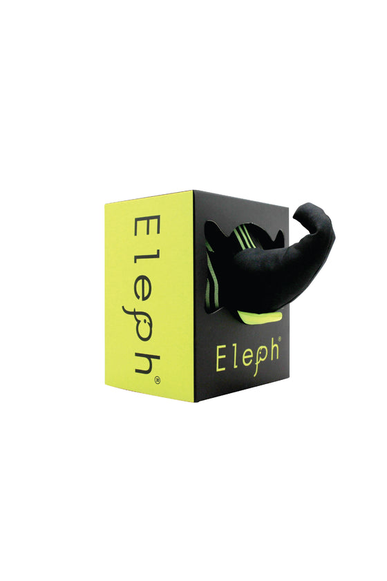 ELEPH FOLDABLE PLEAT 3 STRIPE - TOTE S : Black / Green