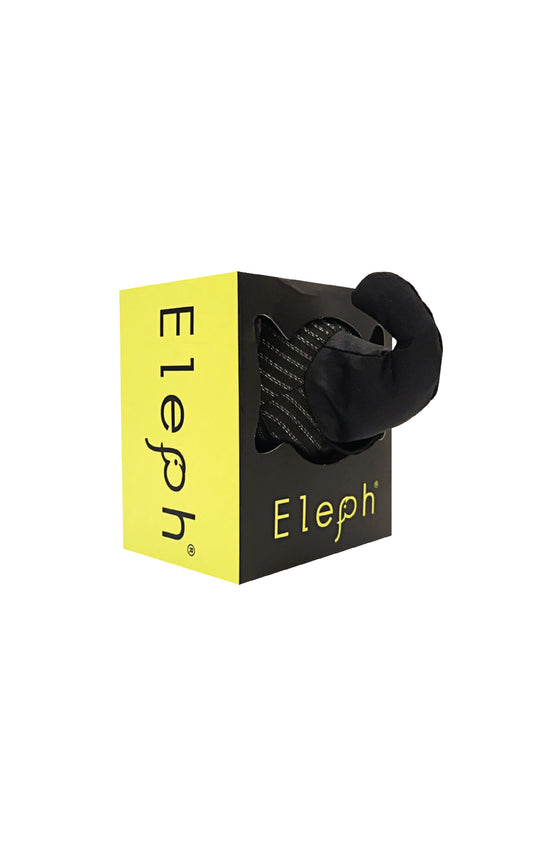 ELEPH FOLDABLE PLEAT LUREX - TOTE S : Black / Silver