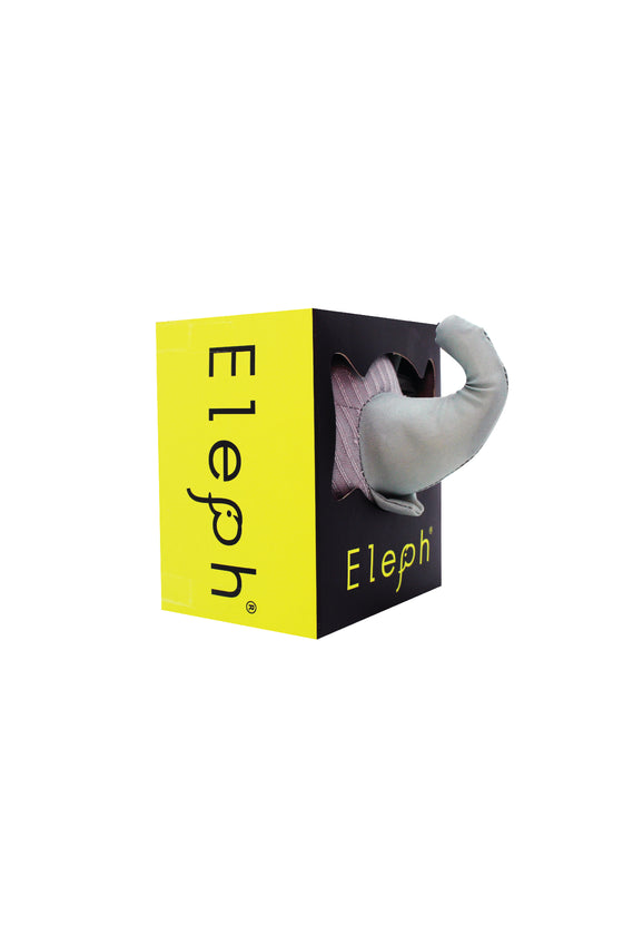 ELEPH FOLDABLE PLEAT LUREX - TOTE S : Grey / Silver