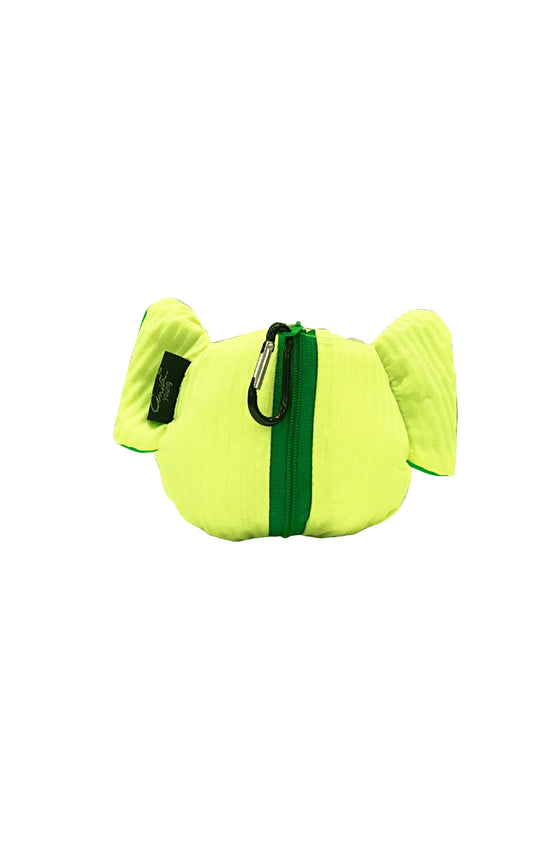 ELEPH FOLDABLE PLEAT - TOTE S :  Lime / Green