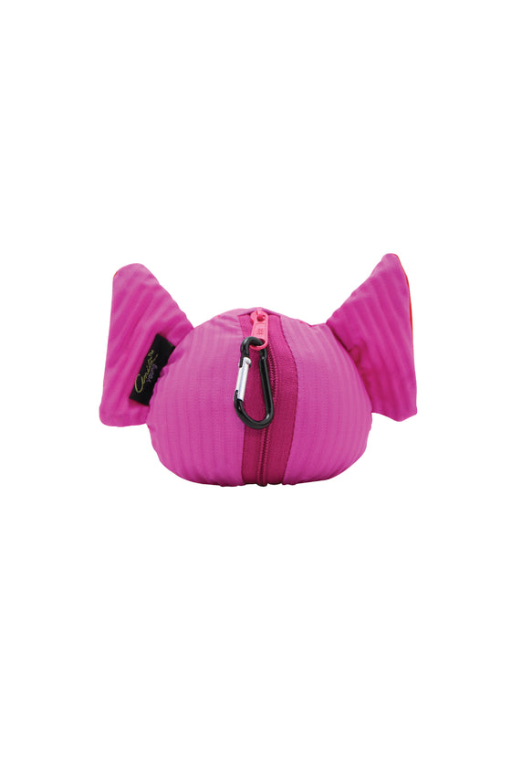 ELEPH FOLDABLE PLEAT - POUCH : Pink
