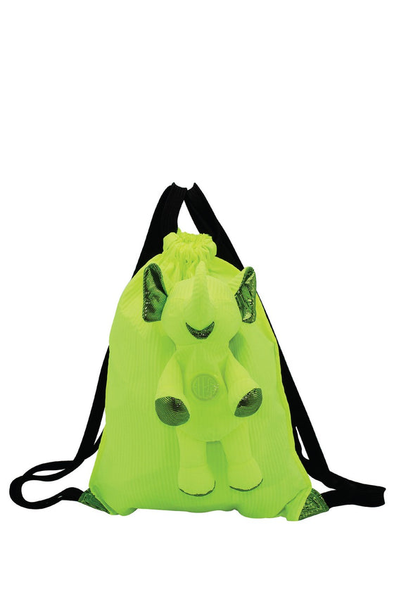 ELEPH FOLDABLE PLEAT - BACKPACK : Lime