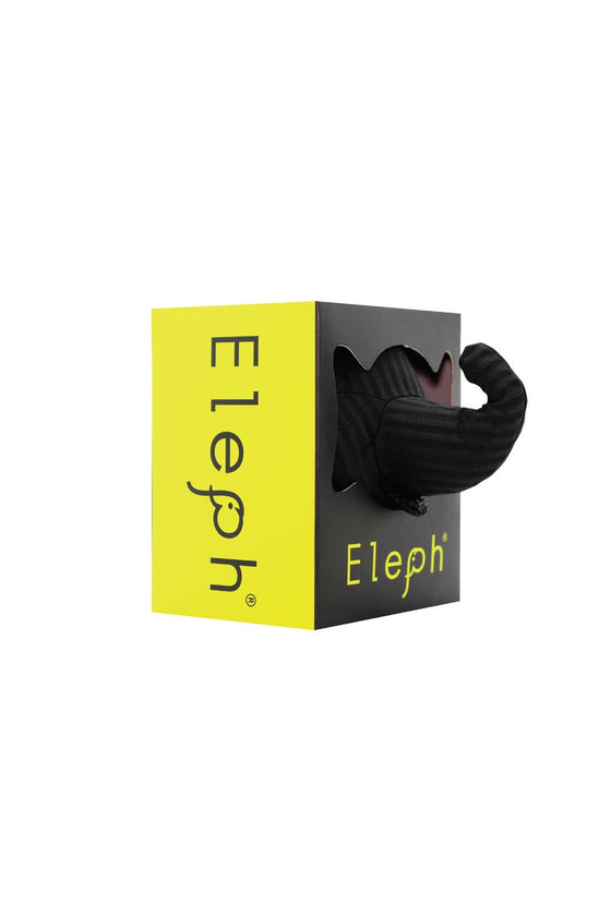 ELEPH FOLDABLE PLEAT - POUCH : Black