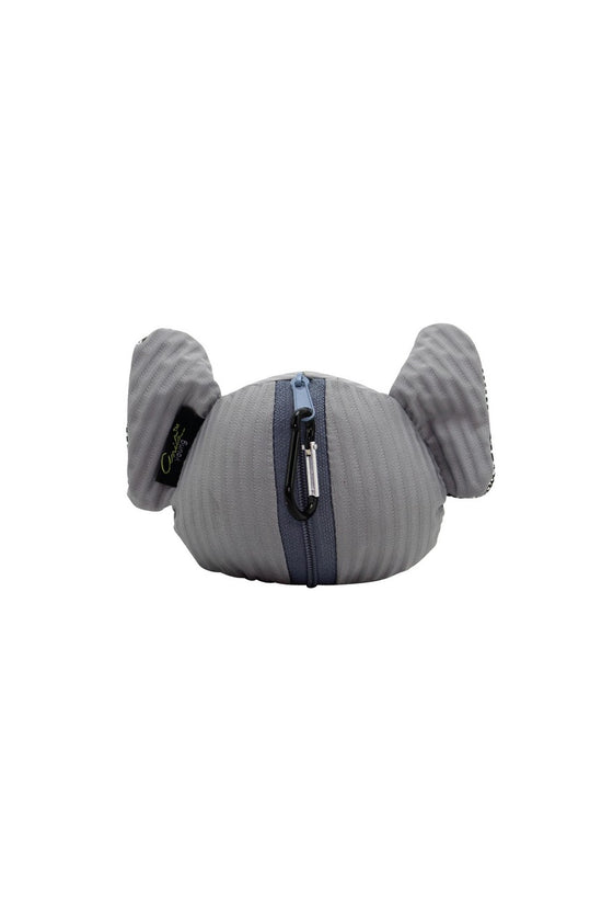 ELEPH FOLDABLE PLEAT - POUCH : Grey