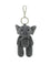 ELEPH GLIT DOLL KEY RING : Silver
