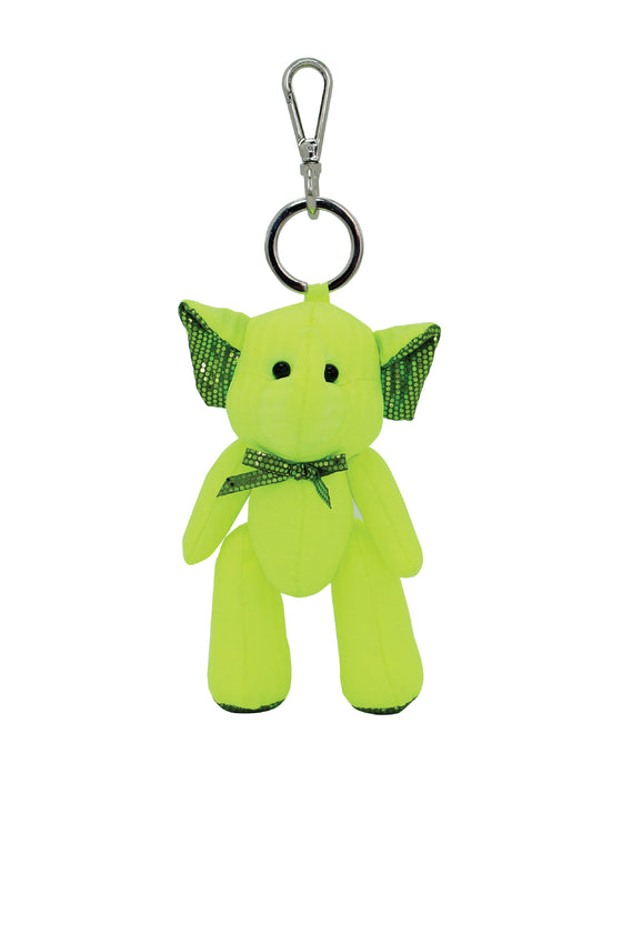 ELEPH PLEAT DISCO DOLL KEY RING : Lime
