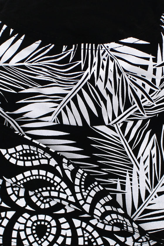 ELEPH CHALU/COCO REVERSIBLE HAT : Black/White