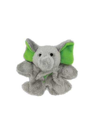 ELEPH FUR DOLL MAGNET : Green