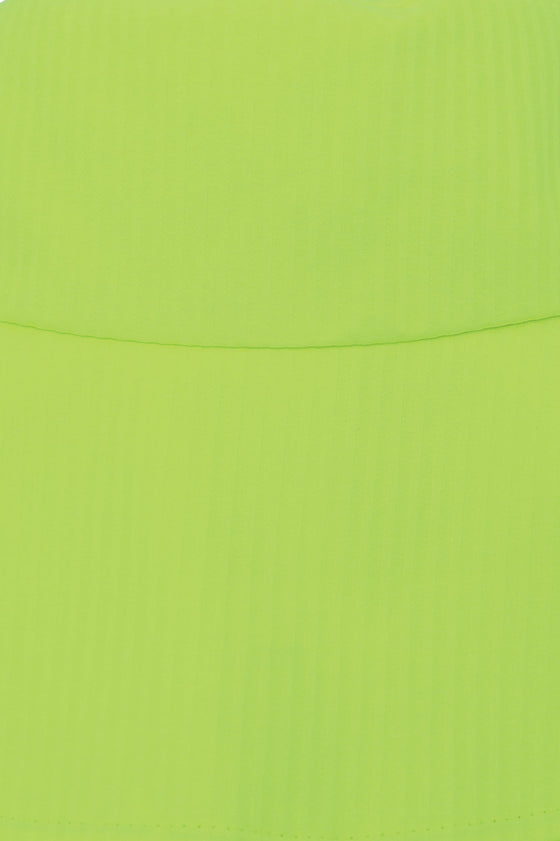ELEPH PLEAT/DISCO REVERSIBLE HAT : Lime