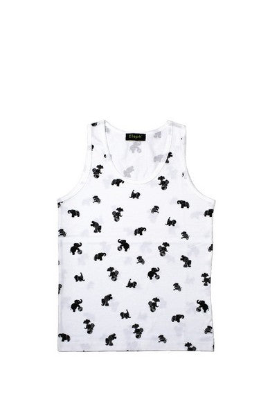 ELEPH TANKTOP ELEPHANT : White