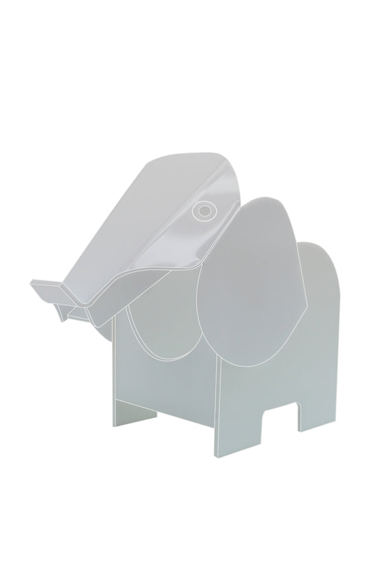 ELEPH MAX TISSUE BOX : White