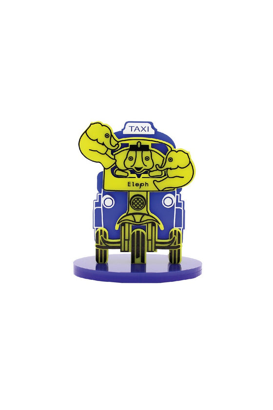TUK TUK PAPER CLIP HOLDER : Yellow / Blue