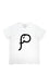 ELEPH T-SHIRT LOGO : White/Black