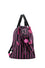 ELEPH FOLDABLE PLEAT 3 STRIPE - BACKPACK : Black / Pink