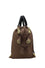 ELEPH FOLDABLE PLEAT LUREX - BACKPACK : Choc/ Gold