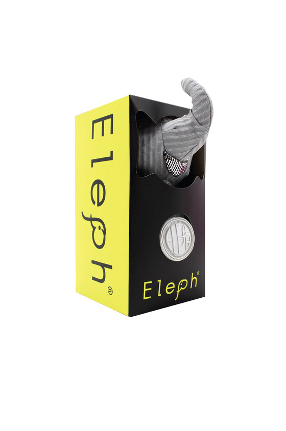ELEPH FOLDABLE PLEAT LUREX - BACKPACK : Grey/ Silver