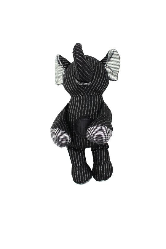 ELEPH FOLDABLE PLEAT LUREX - BACKPACK : Black/ Silver