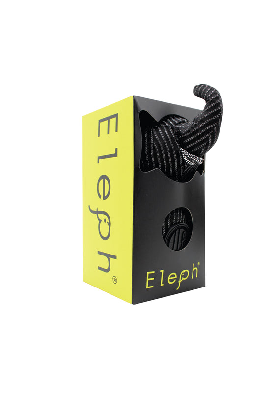 ELEPH FOLDABLE PLEAT LUREX - BACKPACK : Black/ Silver