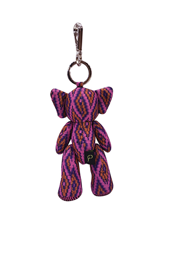 ELEPH DOLL KEY RING MUDMEE : Purple/ Pink, Onange