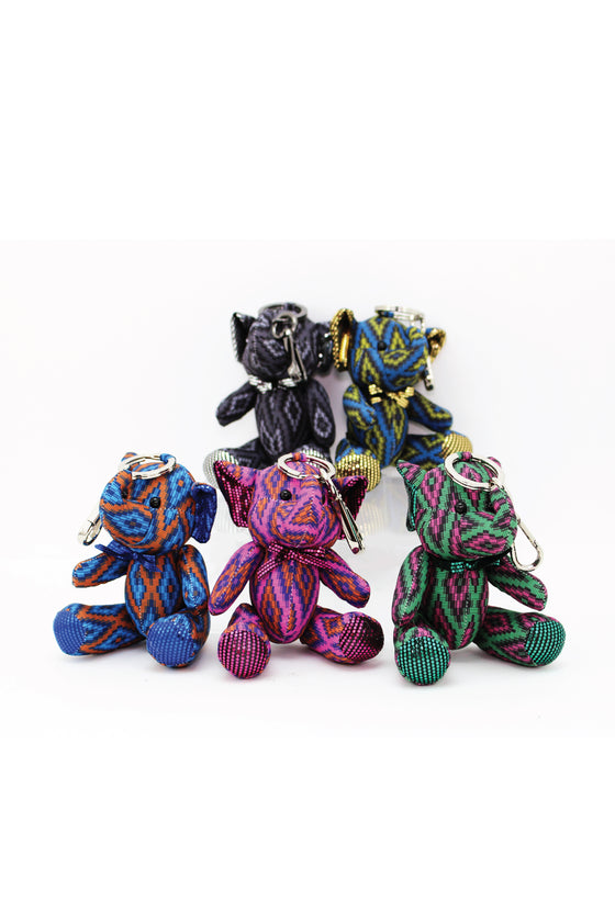 ELEPH DOLL KEY RING MUDMEE : Purple/ Pink, Onange