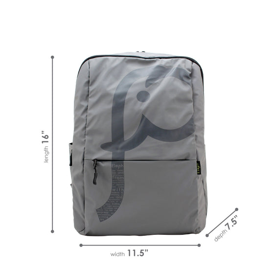 ELEPH LOGO - BACKPACK : Grey