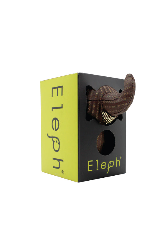 ELEPH FOLDABLE PLEAT LUREX - M : Chocolate / Gold