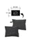 ELEPH WORKING BAG PLEAT - L  : Black