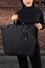 ELEPH WORKING BAG PLEAT - L  : Black