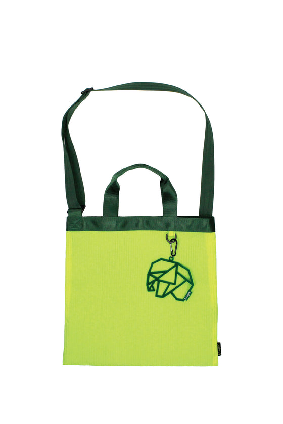 ELEPH ANDY TOTE PLEAT - M : Lime