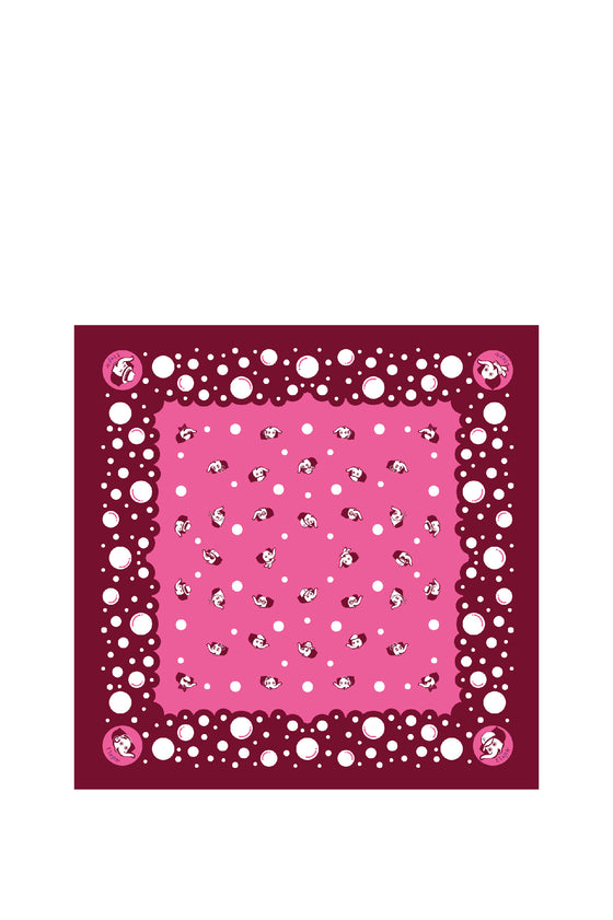 ELEPH WRAPCLOTH - Bubble 50x50cm. : Pink